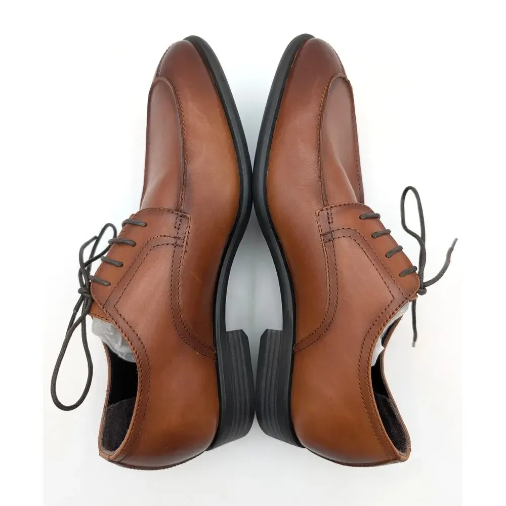 Nordstrom Lace-Up Oxford Dress Shoes Men's Brown Leather Size US9M EU42